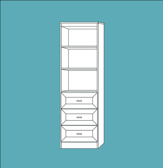 Horizontal Melamine HC304