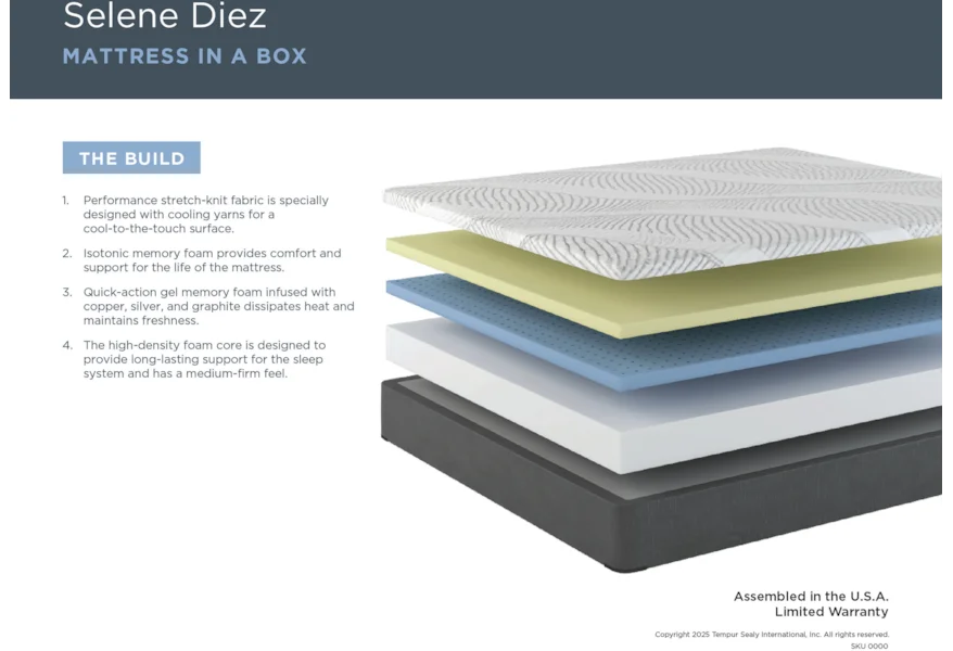 Sherwood Selene Medium Memory Foam Mattress