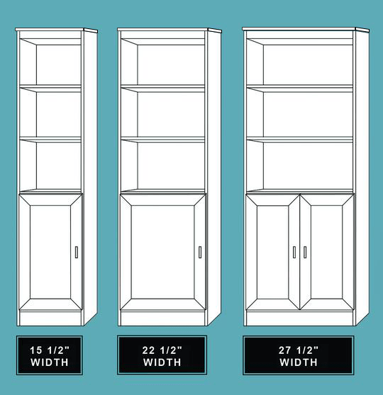 Horizontal Melamine HC302 - Meridian Closets