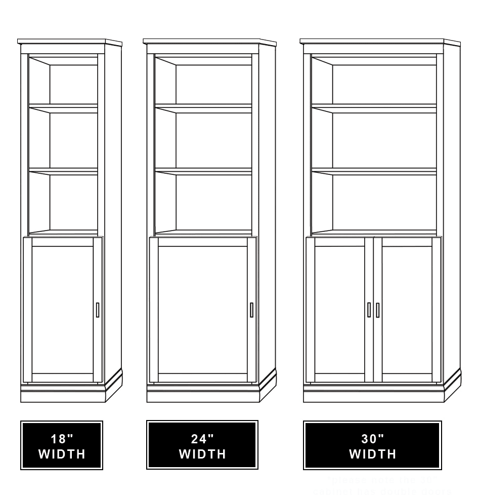 Horizontal Wood HC302 - Meridian Closets