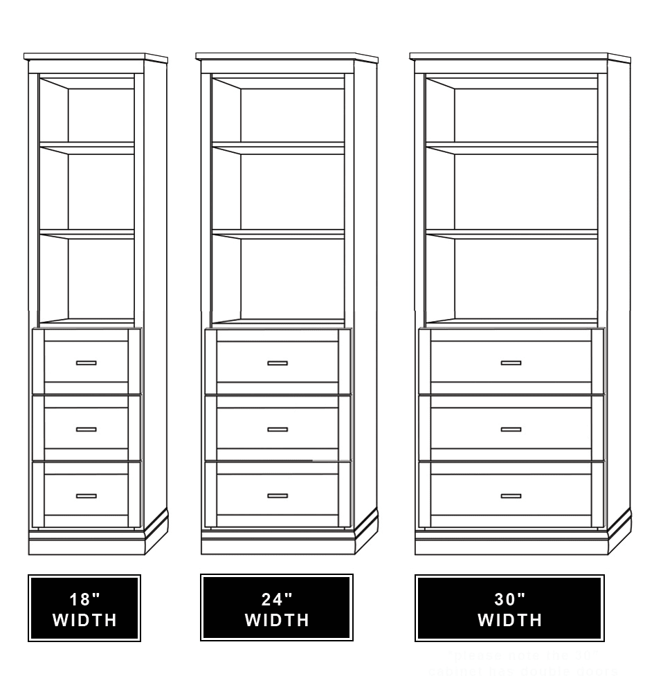 Horizontal Wood HC304 - Meridian Closets