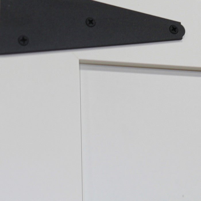 Vertical Melamine Modern Barn Face - MELV120 - Meridian Closets