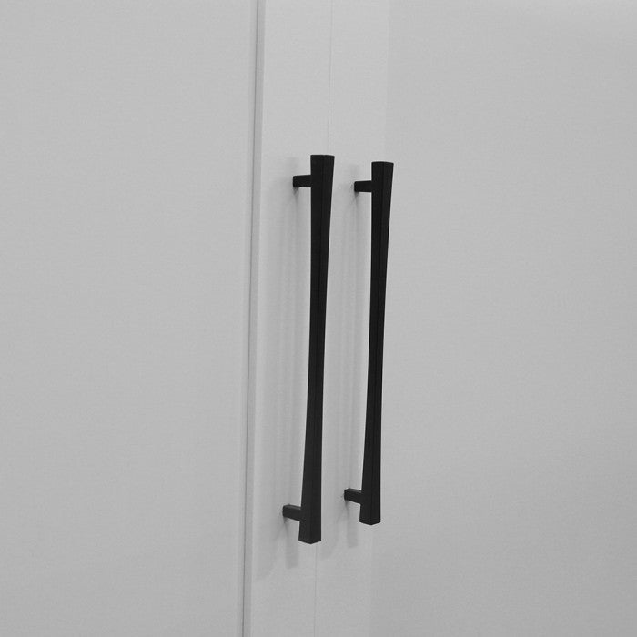 Vertical Melamine Modern Barn Face - MELV120 - Meridian Closets