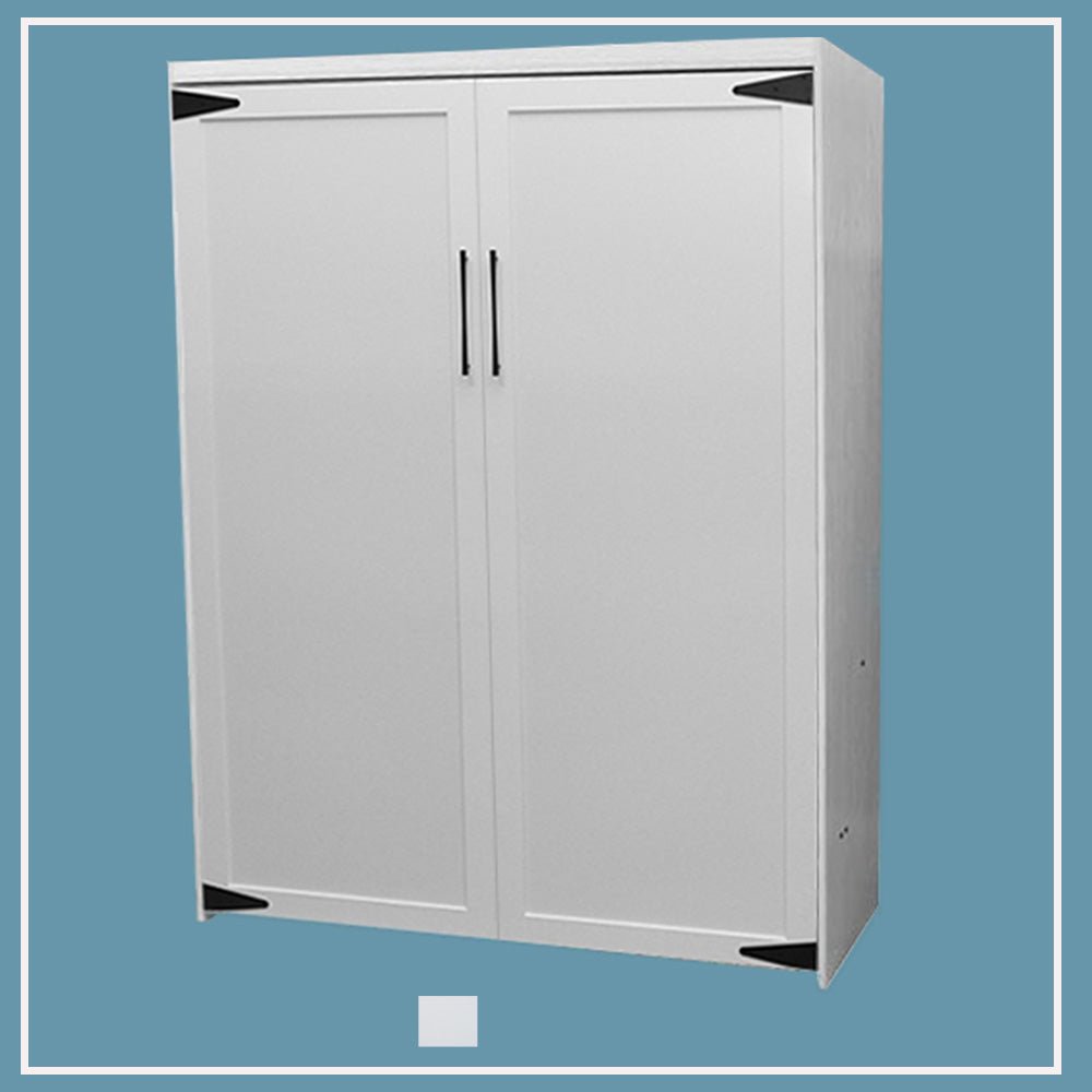 Vertical Melamine Modern Barn Face - MELV120 - Meridian Closets