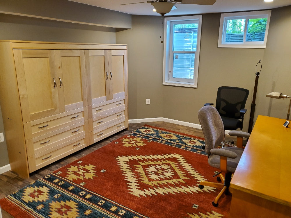 Horizontal Wood Dresser Cabinet Face - H108