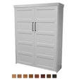 Vertical Wood Lake View Face - V122