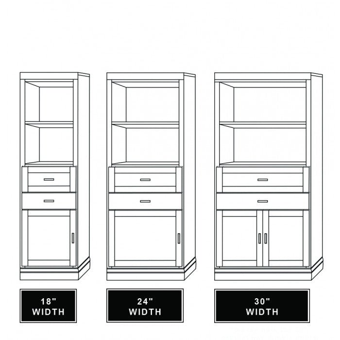 Horizontal Wood HC206 - Meridian Closets