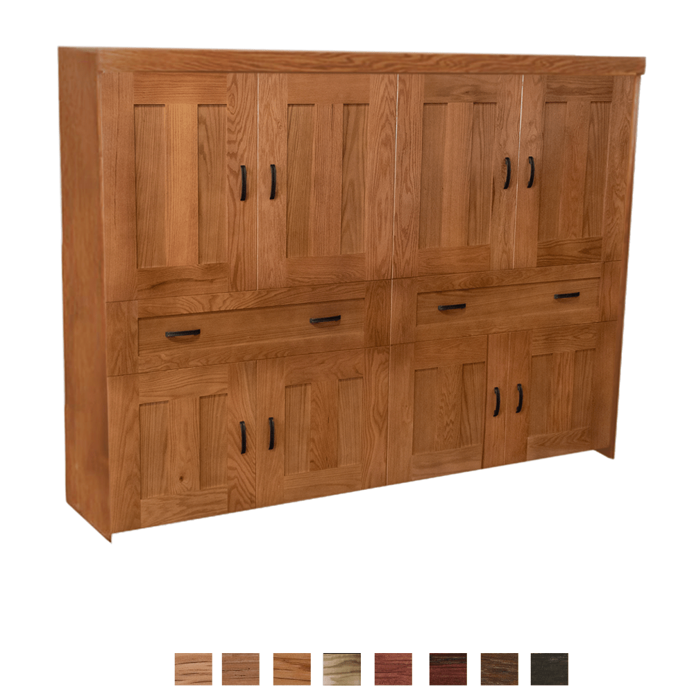 Horizontal Wood Mission Face - H106 - Meridian Closets