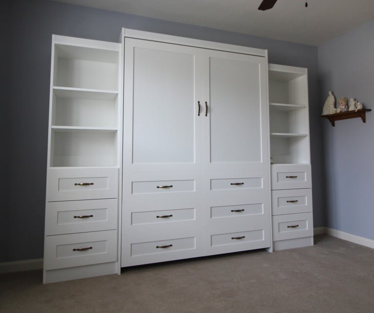 Vertical Melamine Dresser Cabinet Face - MELV108 - Meridian Closets