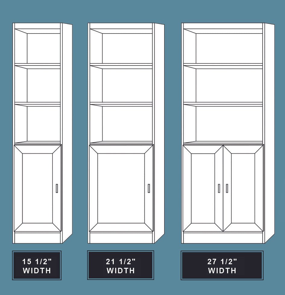 Vertical Melamine VC202 - Meridian Closets