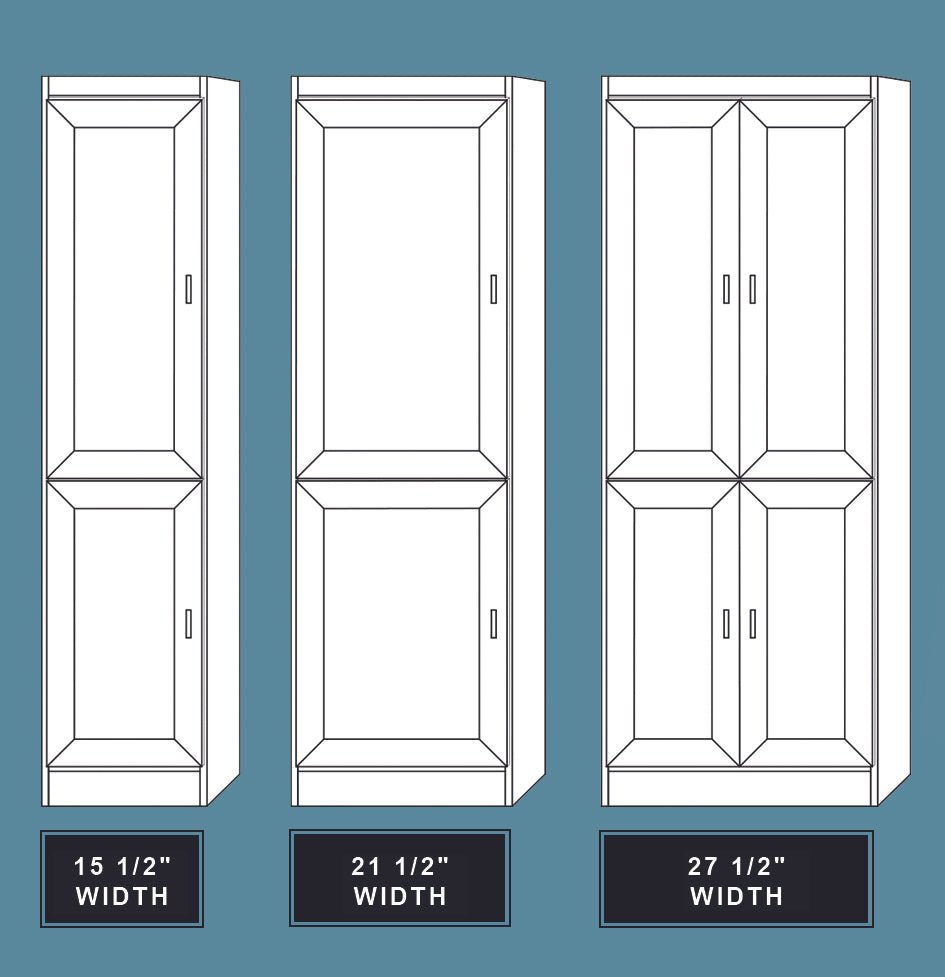 Vertical Melamine VC203 - Meridian Closets