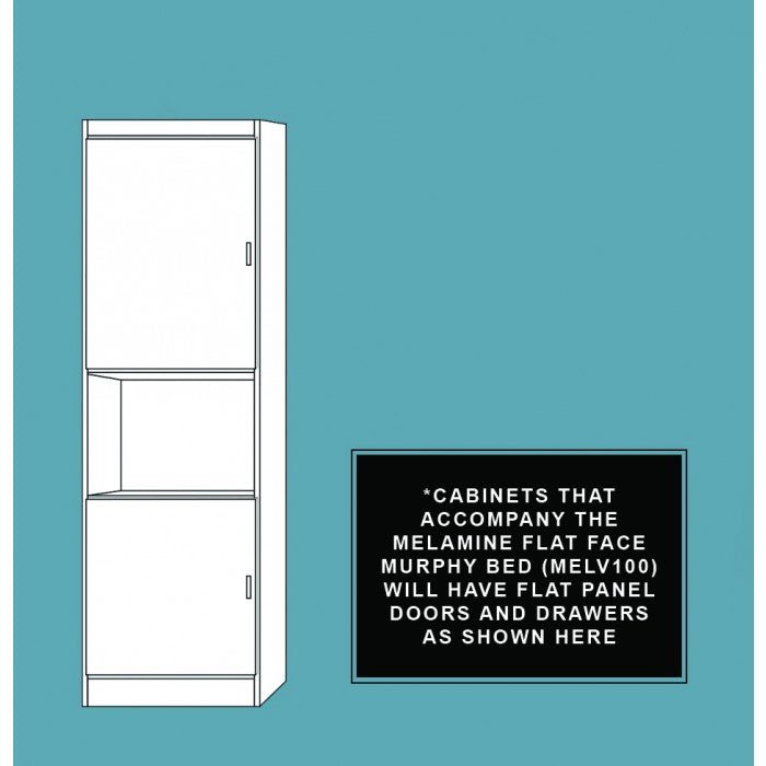 Vertical Melamine VC208 - Meridian Closets