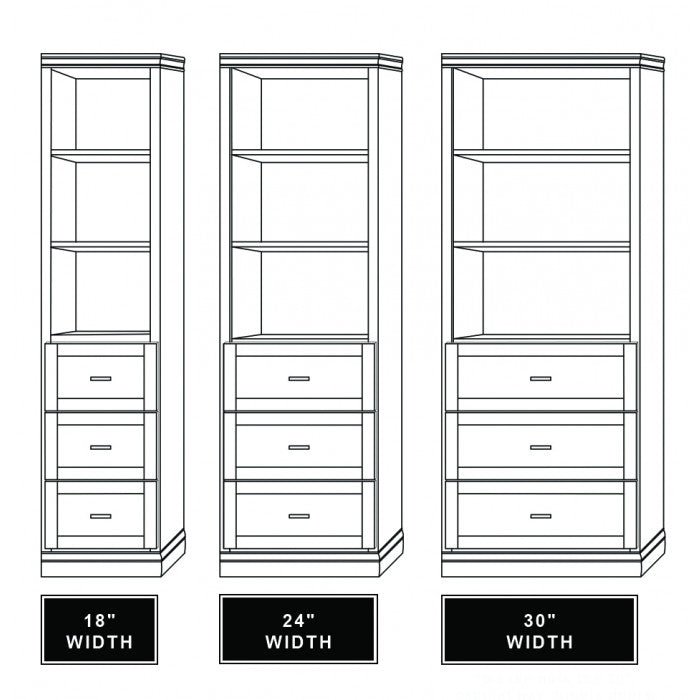 Vertical Wood VC204 - Meridian Closets