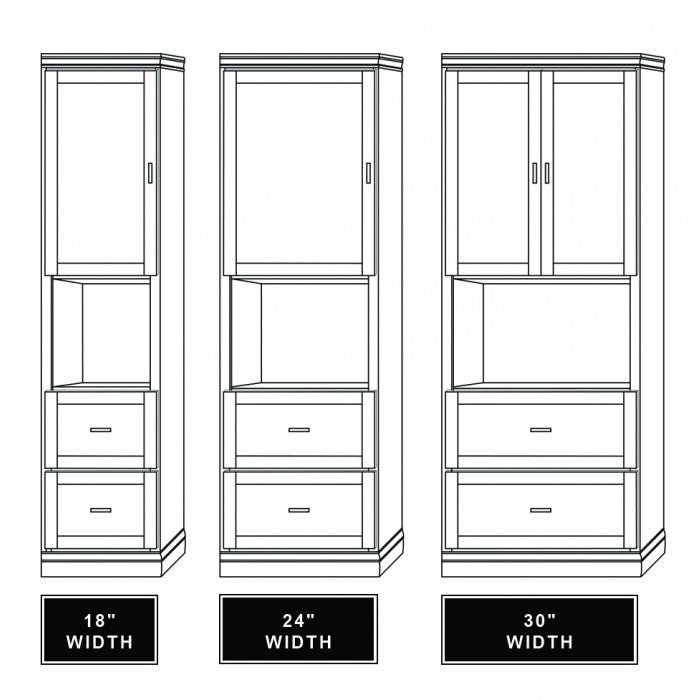 Vertical Wood VC209 - Meridian Closets