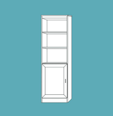 Horizontal Melamine HC302 - Meridian Closets