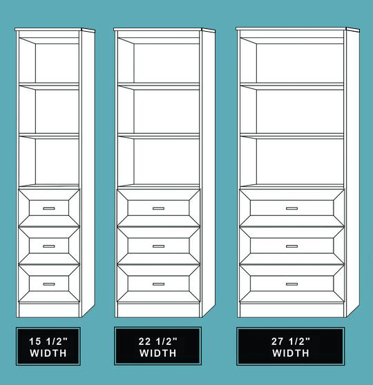 Horizontal Melamine HC304 - Meridian Closets