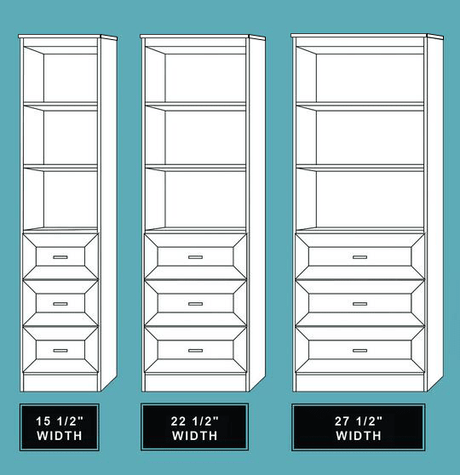 Horizontal Melamine HC304 - Meridian Closets