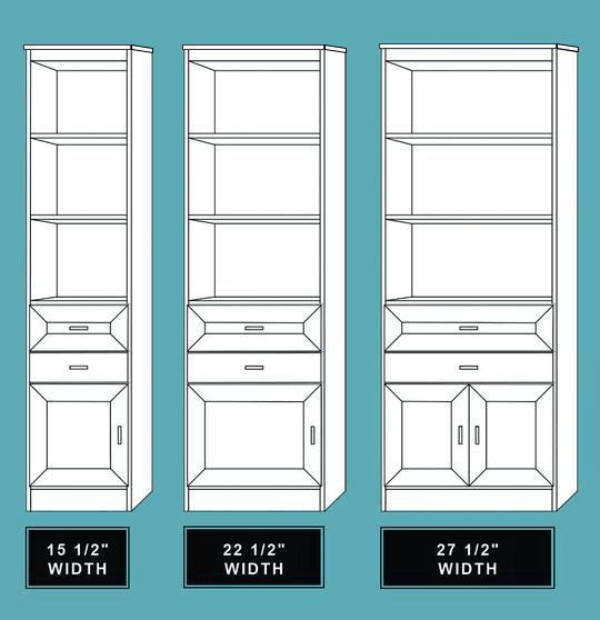 Horizontal Melamine HC306 - Meridian Closets