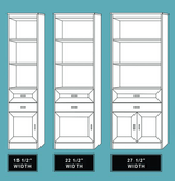 Horizontal Melamine HC306 - Meridian Closets