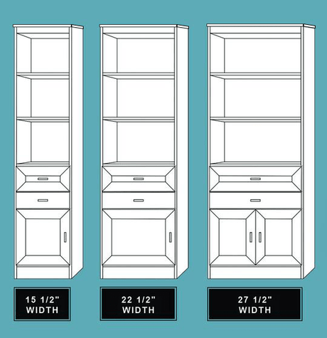 Horizontal Melamine HC306 - Meridian Closets