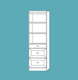 Horizontal Melamine HC311 - Meridian Closets