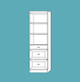 Horizontal Melamine HC311 - Meridian Closets