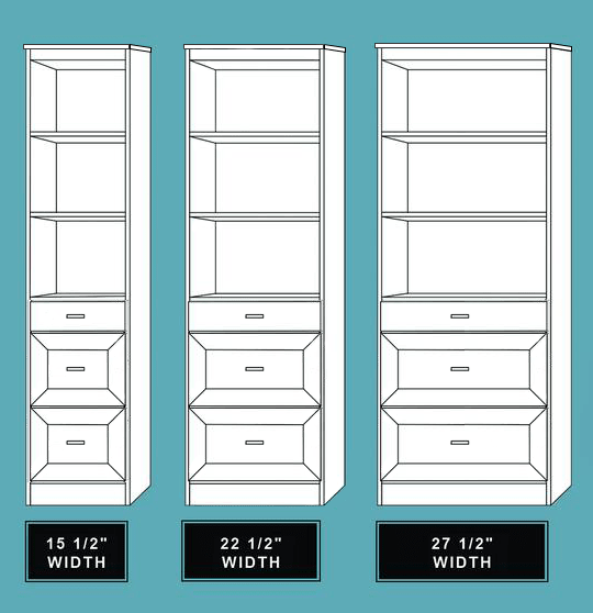 Horizontal Melamine HC311 - Meridian Closets