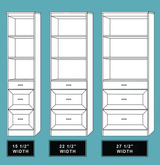 Horizontal Melamine HC311 - Meridian Closets