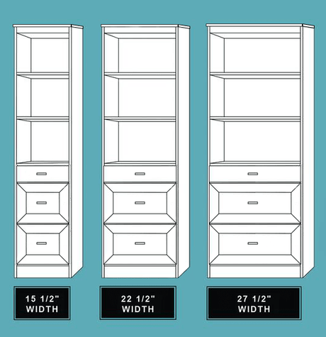Horizontal Melamine HC311 - Meridian Closets