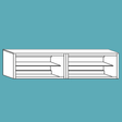Horizontal Melamine HC313 - Meridian Closets