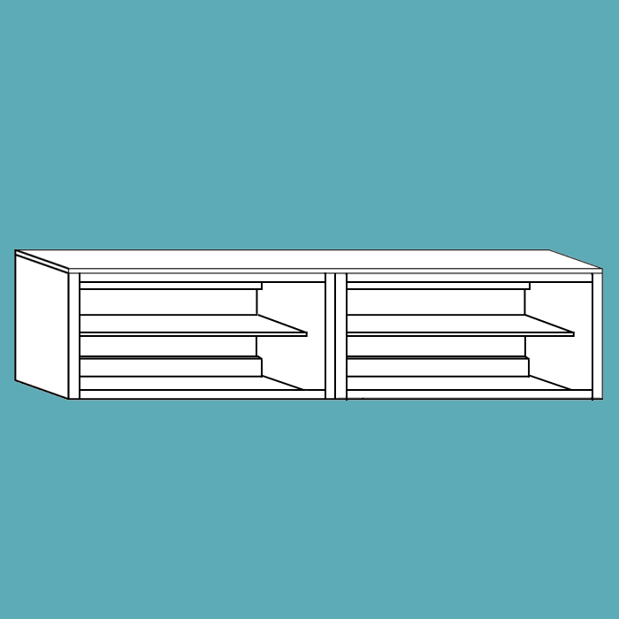Horizontal Melamine HC313 - Meridian Closets
