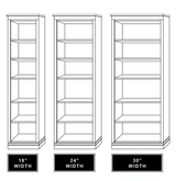 Horizontal Wood HC301 - Meridian Closets