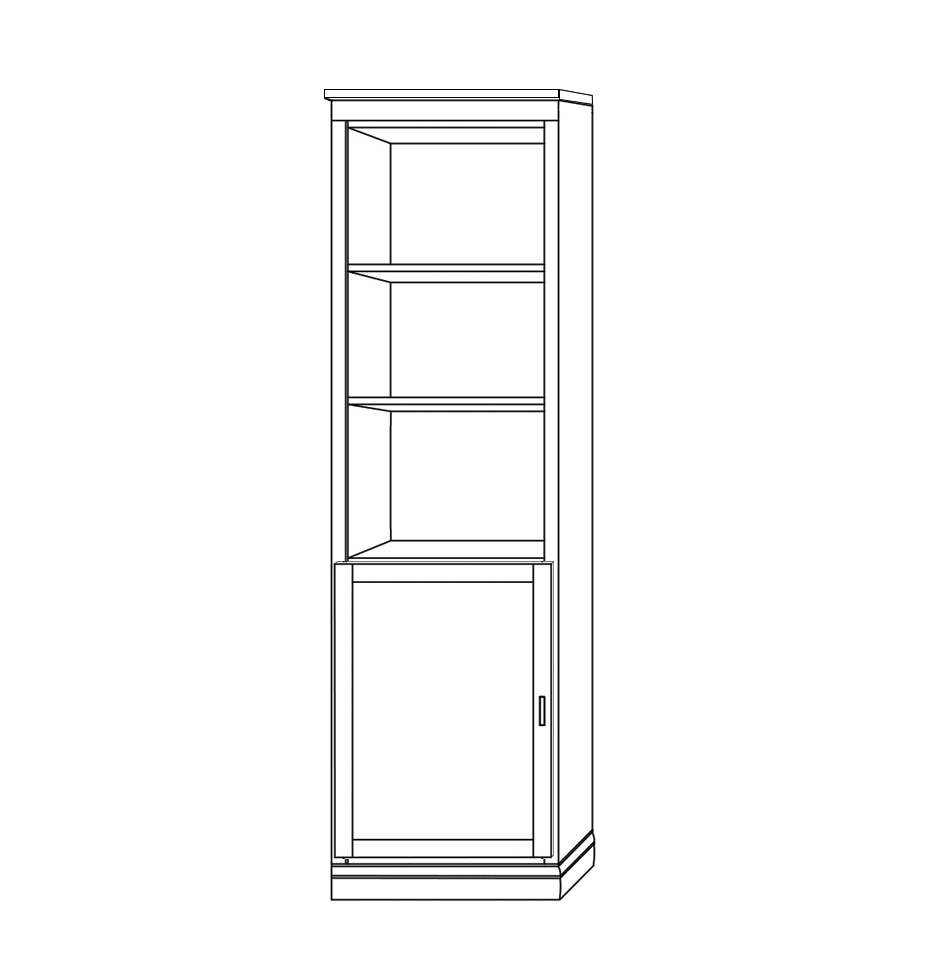 Horizontal Wood HC302 - Meridian Closets