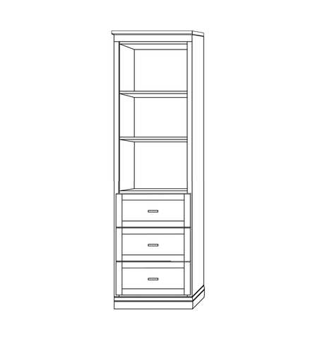 Horizontal Wood HC304 - Meridian Closets