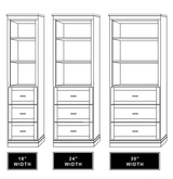 Horizontal Wood HC304 - Meridian Closets