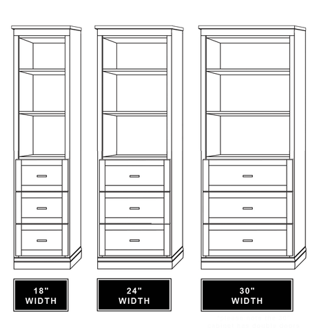 Horizontal Wood HC304 - Meridian Closets