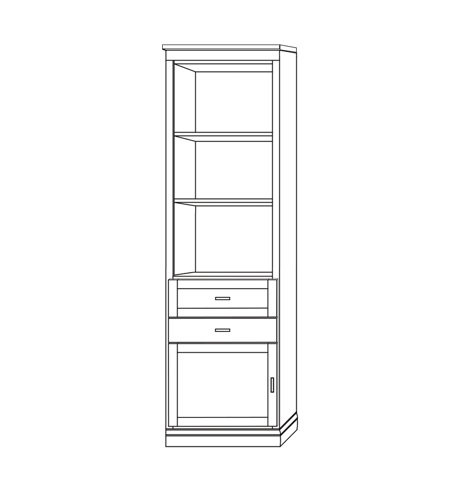 Horizontal Wood HC306 - Meridian Closets