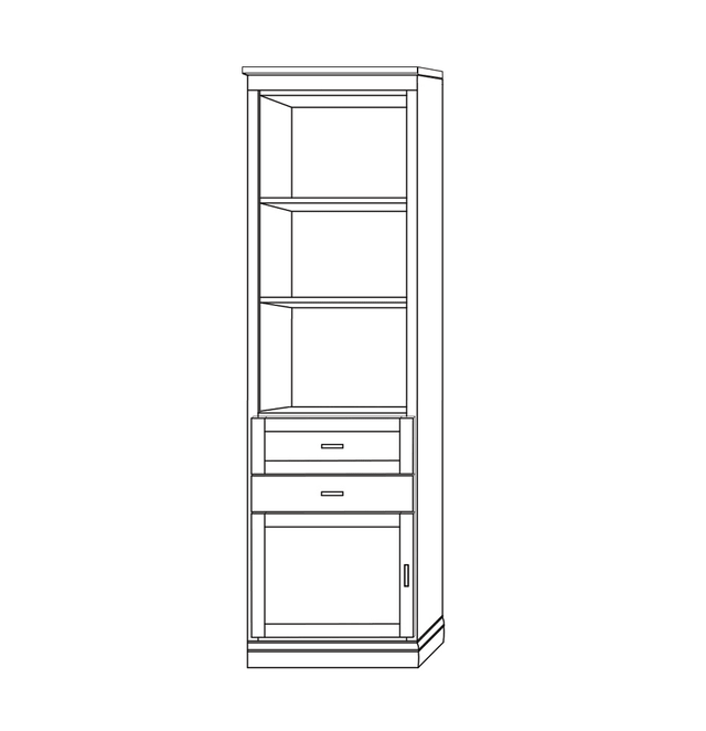 Horizontal Wood HC306 - Meridian Closets