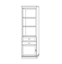 Horizontal Wood HC306 - Meridian Closets
