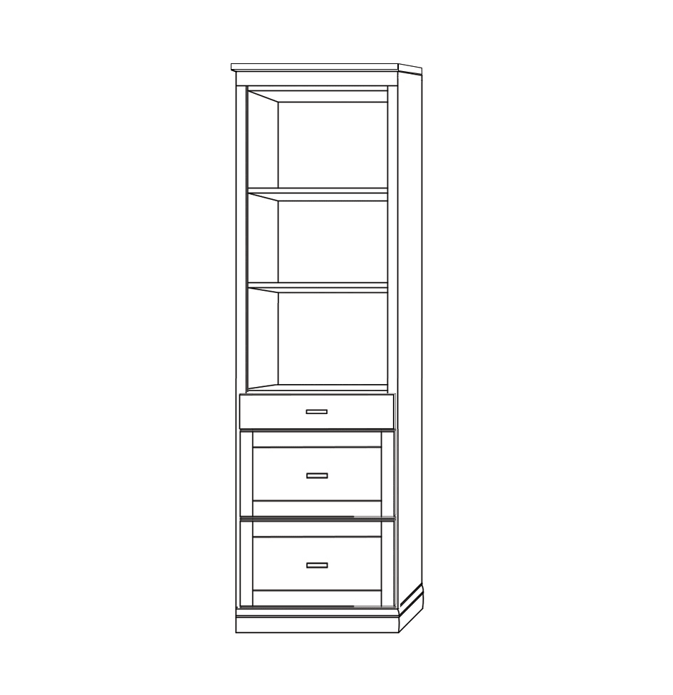 Horizontal Wood HC311 - Meridian Closets