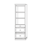 Horizontal Wood HC311 - Meridian Closets