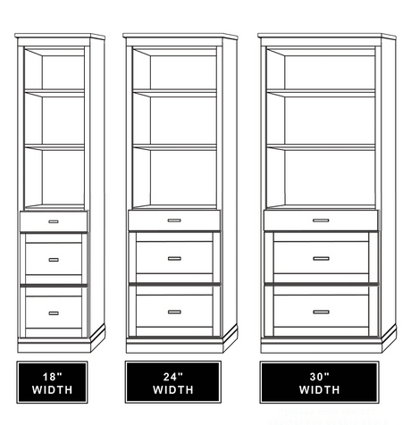 Horizontal Wood HC311 - Meridian Closets