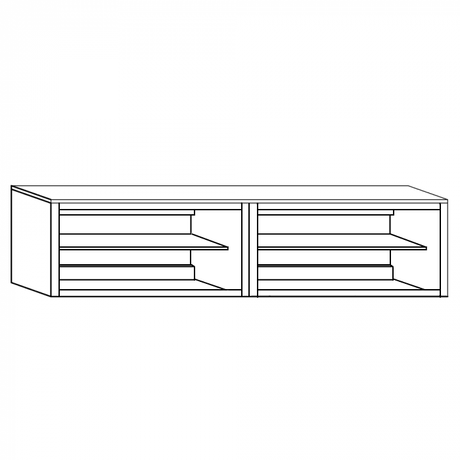 Horizontal Wood HC313 - Meridian Closets