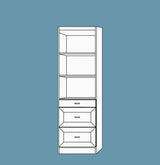 Vertical Melamine VC211 - Meridian Closets