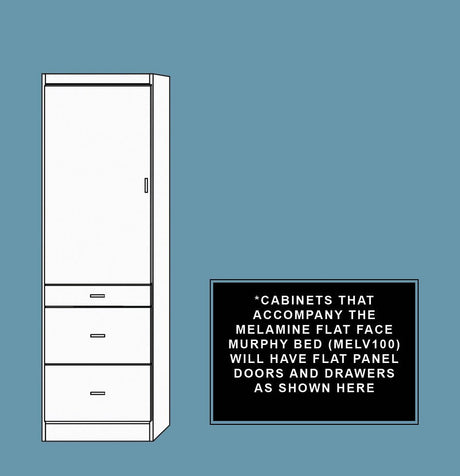 Vertical Melamine VC212 - Meridian Closets