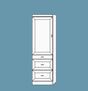 Vertical Melamine VC212 - Meridian Closets