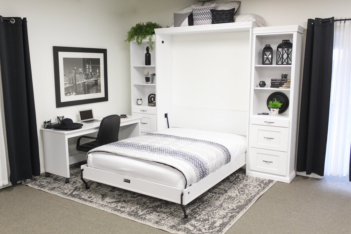 Wood Rolling Desk - RD100 - Meridian Closets