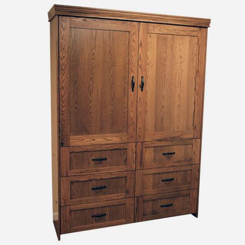 Vertical Wood Dresser Cabinet Face - V108 
