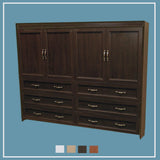 Horizontal Melamine Dresser Cabinet Face - MELH108 - Meridian Closets