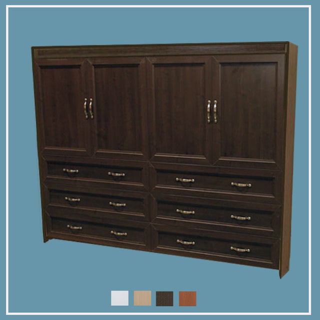 Horizontal Melamine Dresser Cabinet Face - MELH108 - Meridian Closets